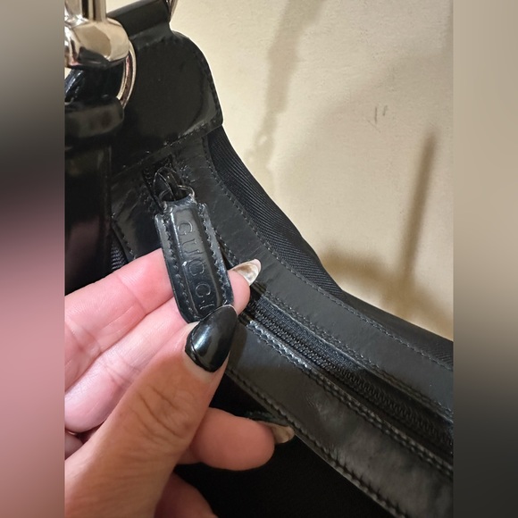 Gucci 2-way Carry Nylon and Bamboo Handbag - Picture 13 of 13